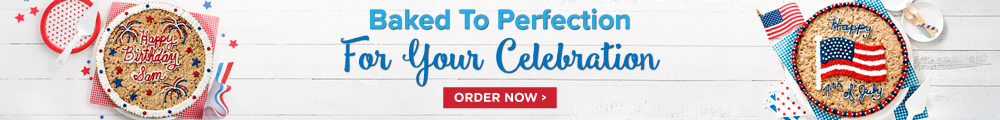 Fourth of July & Patriotic Birthday Cookie Cakes
