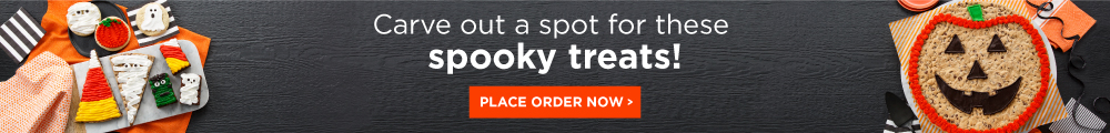 Halloween Frosted Treats & Jack-O-Lantern Cookie Cake