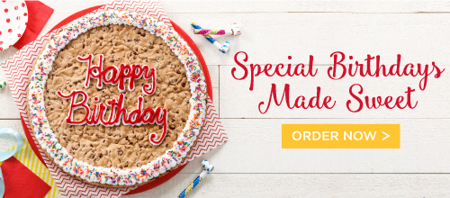 Dots & Birthday Rosettes Birthday Cookie Cakes