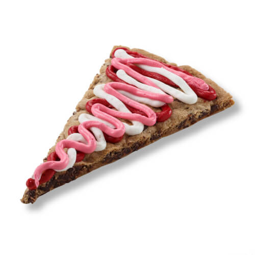 Red White Pink Zigzag Slice