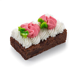 White with Pink Roses