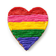 Mini Rainbow Heart
